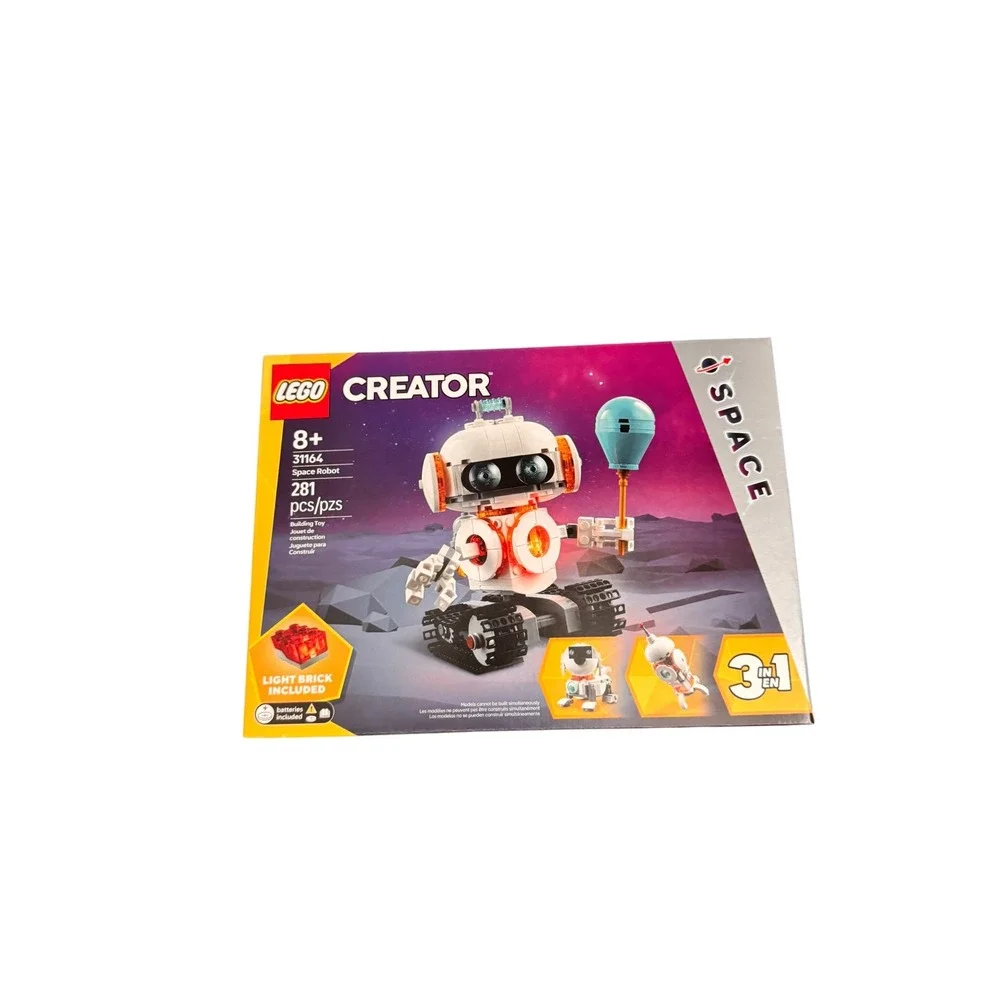 LEGO Creator 3in1 Space Robot 31164 Building Set Light Brick 281 Pcs New